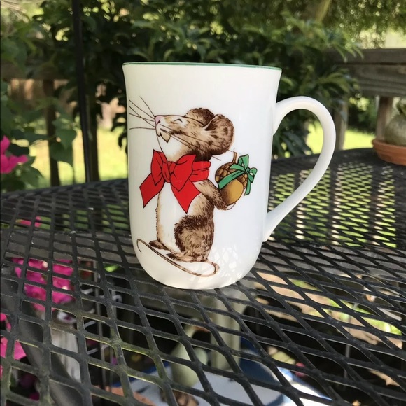 Otagiri Other - Vintage Otagiri Japan Winter Mouse Acorn Mug Cup
